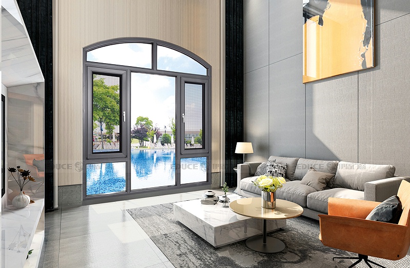 伊盾安全門窗，給你靜謐生活，提升你的生活質(zhì)量！柏林時光平開窗-110mm 灰色